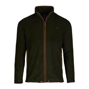 Raging Bull Mens Fleece Zip Front Jacket / Forest